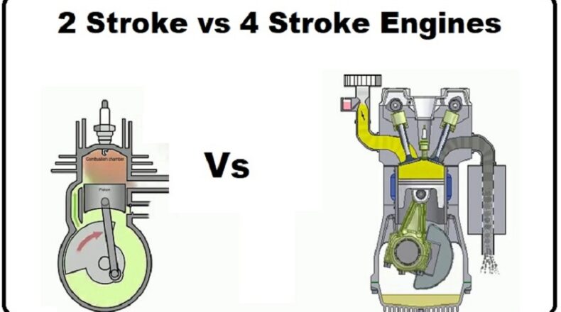 Primary Differences Between 2 and 4 Stroke Engines